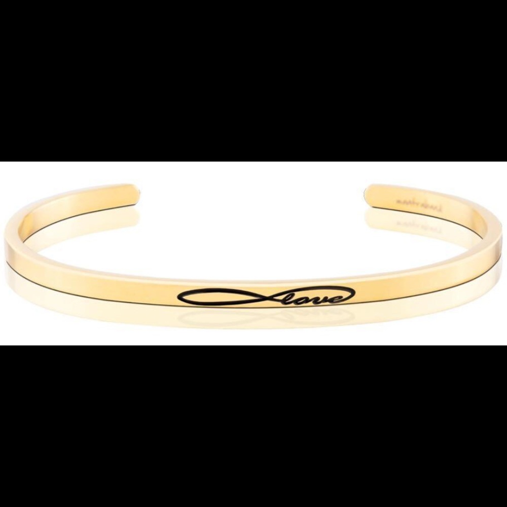 MantraBand - infinite love gold bracelet